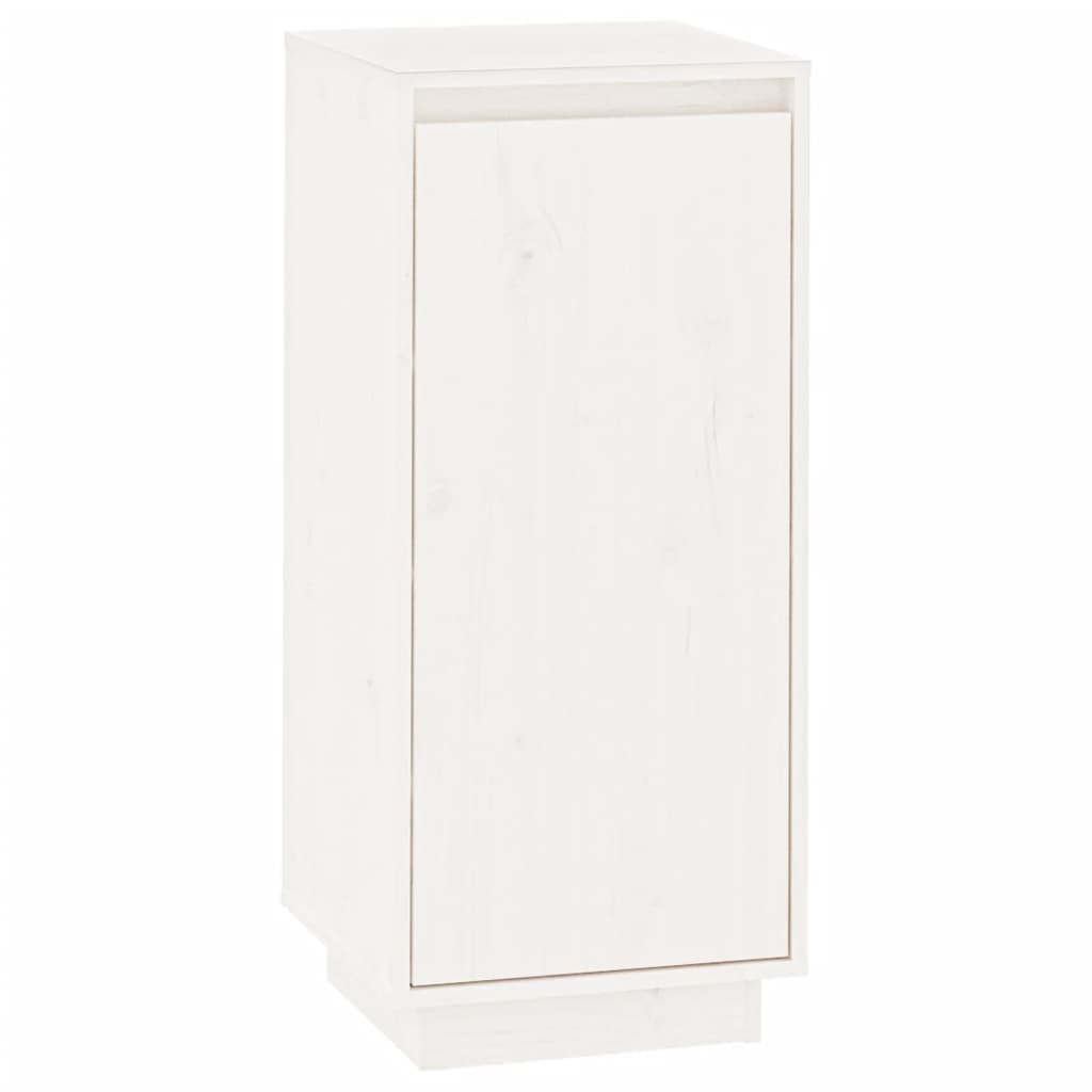 VidaXL Schoenenkast 35x35x80 cm massief grenenhout wit