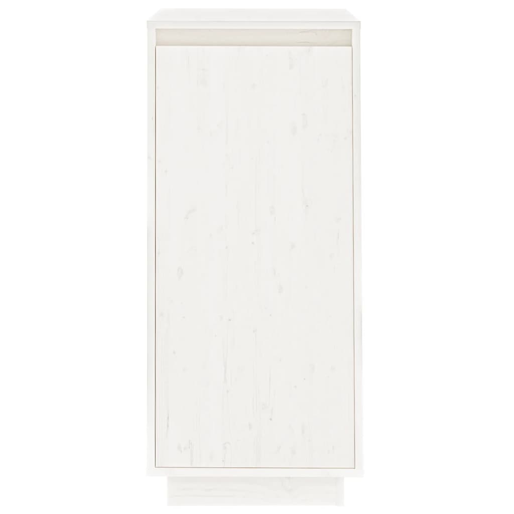 VidaXL Schoenenkast 35x35x80 cm massief grenenhout wit