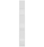 VidaXL Boekenkast/kamerscherm 80x24x186 cm spaanplaat wit