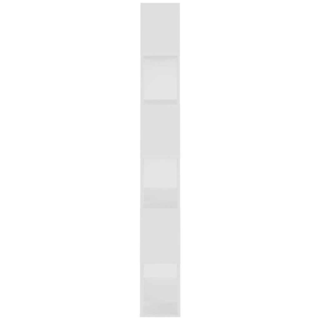 VidaXL Boekenkast/kamerscherm 80x24x186 cm spaanplaat wit