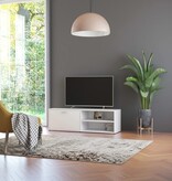 vidaXL Tv-meubel 120x34x37 cm bewerkt hout wit