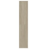 vidaXL Schoenenkast 54x34x183 cm bewerkt hout sonoma eikenkleurig