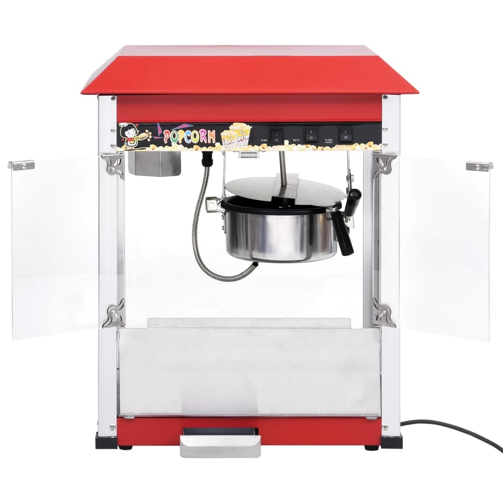 vidaXL Popcornmaker met teflonpan 1400 W