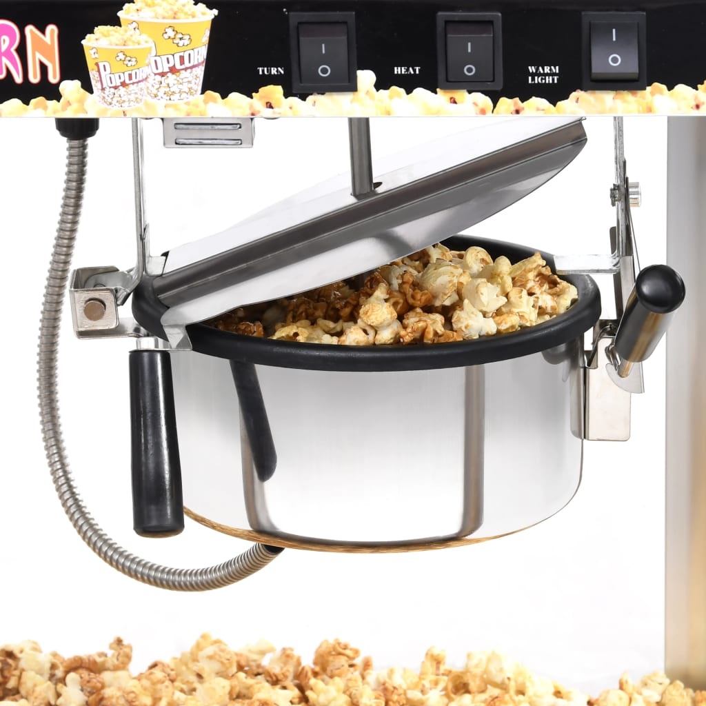 vidaXL Popcornmaker met teflonpan 1400 W