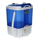 vidaXL Wasmachine MW-100 draagbaar 180 W blauw en wit