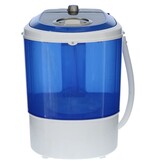 vidaXL Wasmachine MW-100 draagbaar 180 W blauw en wit