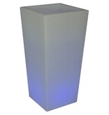 vidaXL Lamp/bloempot LED oplaadbaar 80 cm