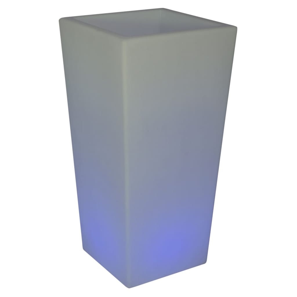 vidaXL Lamp/bloempot LED oplaadbaar 80 cm