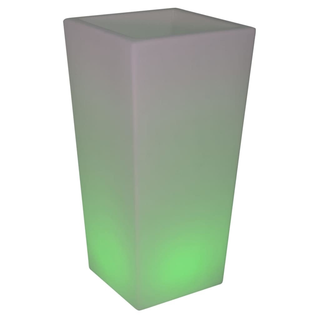 vidaXL Lamp/bloempot LED oplaadbaar 80 cm