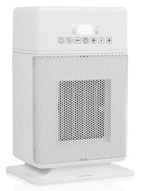 vidaXL Kachel KA-5266 keramisch 2-in-1 1800 W wit