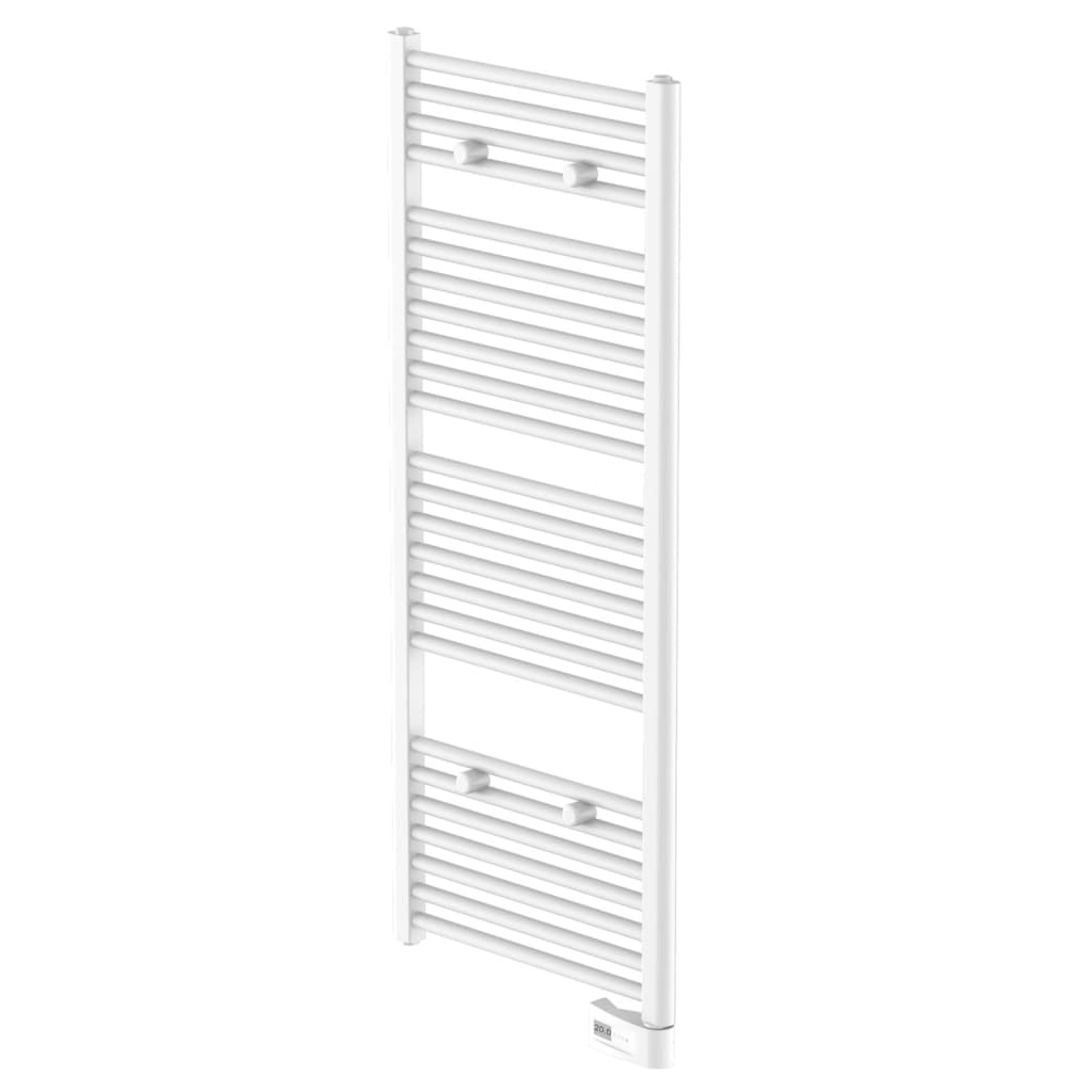 vidaXL Badkamerradiator met timer 120x50x15 cm wit