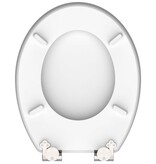 vidaXL Toiletbril met soft-close OASIS MDF hoogglans