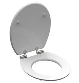 vidaXL Toiletbril met soft-close OASIS MDF hoogglans