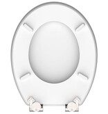 vidaXL Toiletbril met soft-close POOLSIDE MDF hoogglans