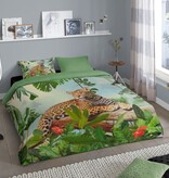 vidaXL Dekbedovertrek JUNGLE 240x200/220 cm meerkleurig