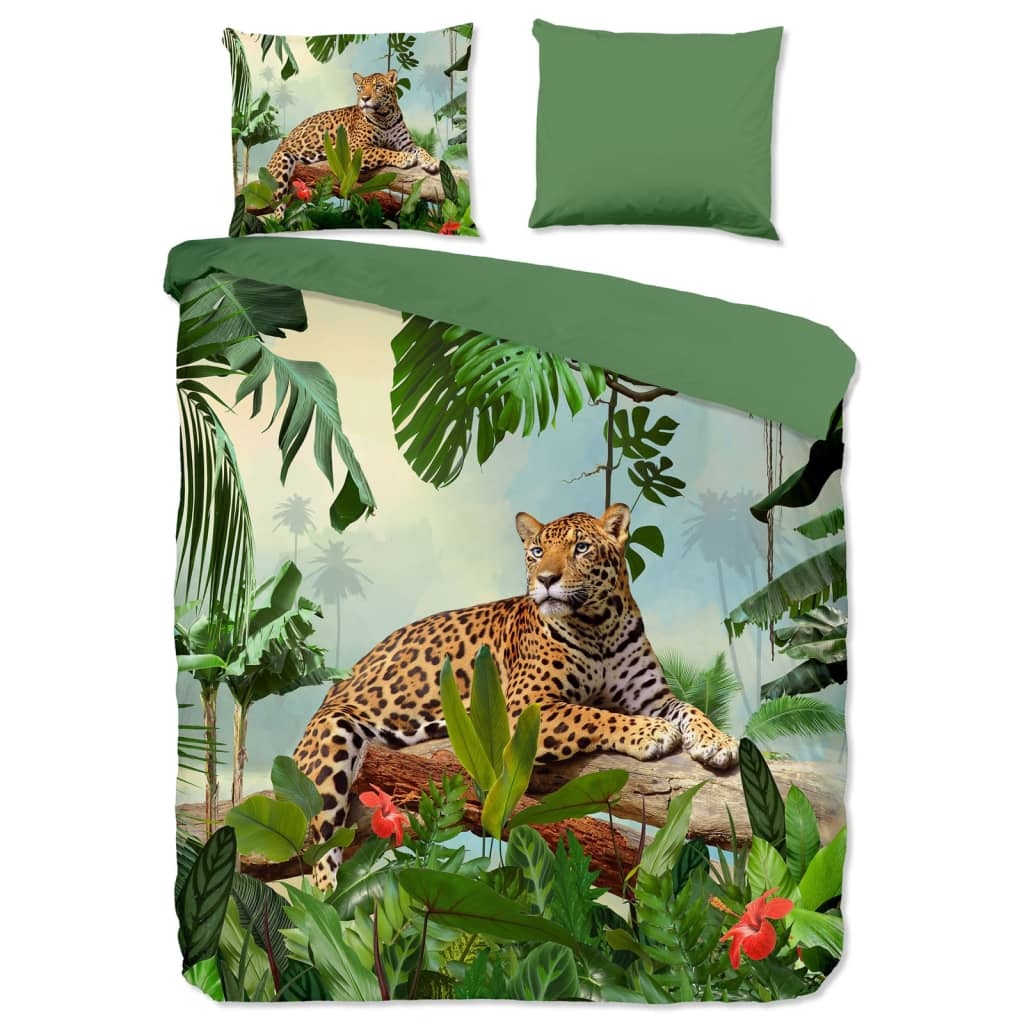 vidaXL Dekbedovertrek JUNGLE 240x200/220 cm meerkleurig