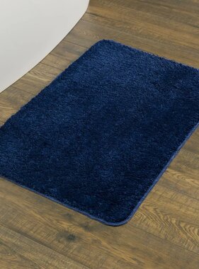 vidaXL Badmat Angora 60x90 cm blauw