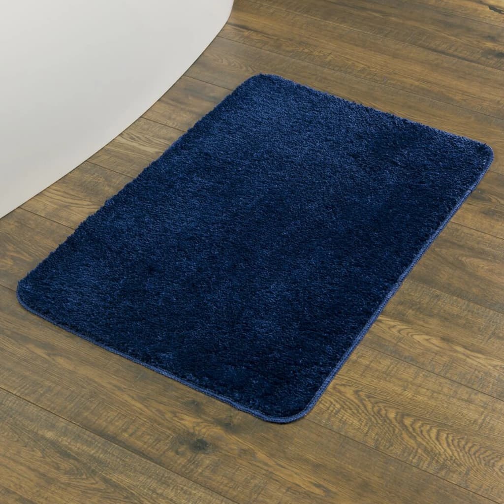 vidaXL Badmat Angora 60x90 cm blauw