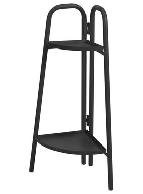 Plantenrek 26x26x70 cm mat donkergrijs