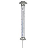 vidaXL Thermometerlamp solar