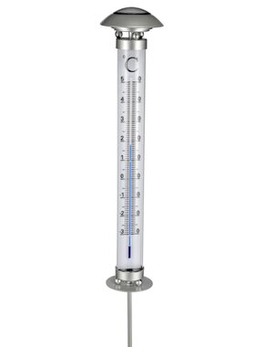 vidaXL Thermometerlamp solar