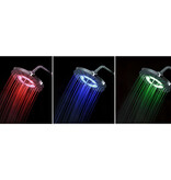 vidaXL Regendoucheset met LED-verlichting GALAXIS chroomkleurig