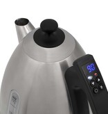 vidaXL Waterkoker digitaal WK-3403 2200 W zilverkleurig en zwart