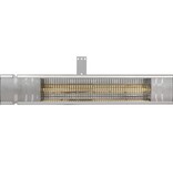 vidaXL Terrasverwarmer wandmontage KA-5277 2000 W Golden Tube zilver