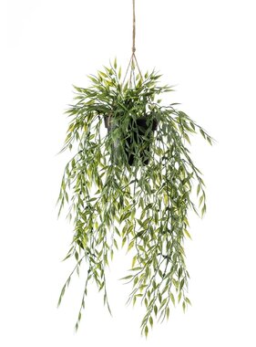 vidaXL Kunstplant hangend in pot bamboe 50 cm