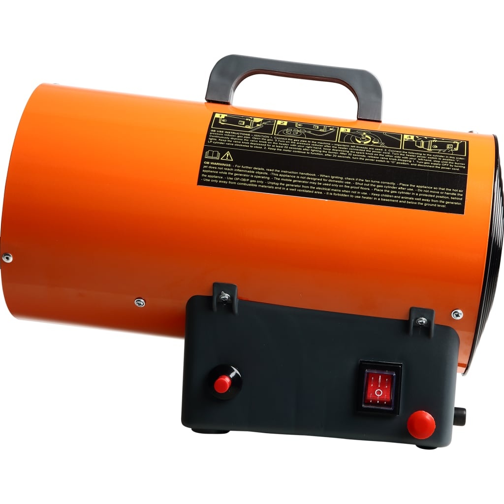 vidaXL Gasverwarmer GFA 1010 25 W oranje