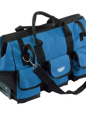 vidaXL Gereedschapstas rollend 58 L 60x30x35 cm blauw en zwart