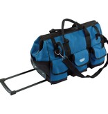 vidaXL Gereedschapstas rollend 58 L 60x30x35 cm blauw en zwart