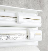 VidaXL Rolhouder wandmontage wit