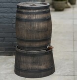 vidaXL Regenton met hout-look 120 L 50,5x66 cm bruin