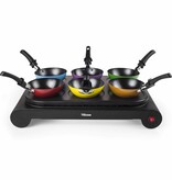 vidaXL Wokset 1000 W zwart