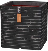 VidaXL Plantenbak Nature Row vierkant 30x30 cm antraciet KRWZ902