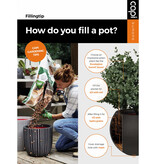 VidaXL Plantenbak Nature Row vierkant 30x30 cm antraciet KRWZ902