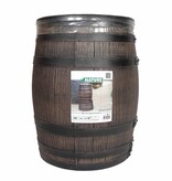 vidaXL Regenton met hout-look 50 L 38x49,5 cm bruin