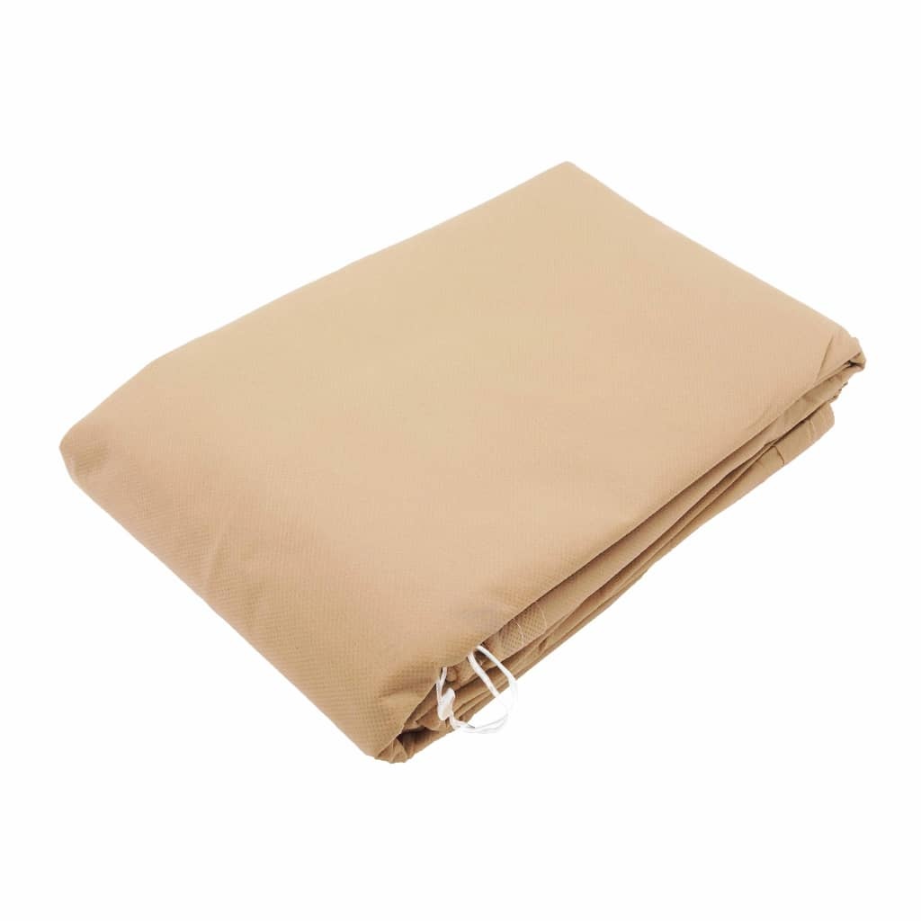 vidaXL Winterhoes met rits 70 g/m² 3x2,5x2,5 m beige