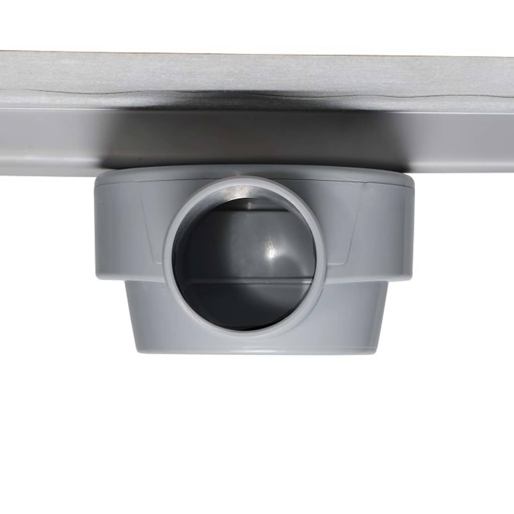 VidaXL Doucheafvoer met roestvrijstalen deksel 95,5 cm