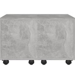 VidaXL Salontafel 60x60x38 cm spaanplaat betongrijs