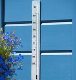 vidaXL Wandthermometer 3,8x0,6x37 cm aluminium