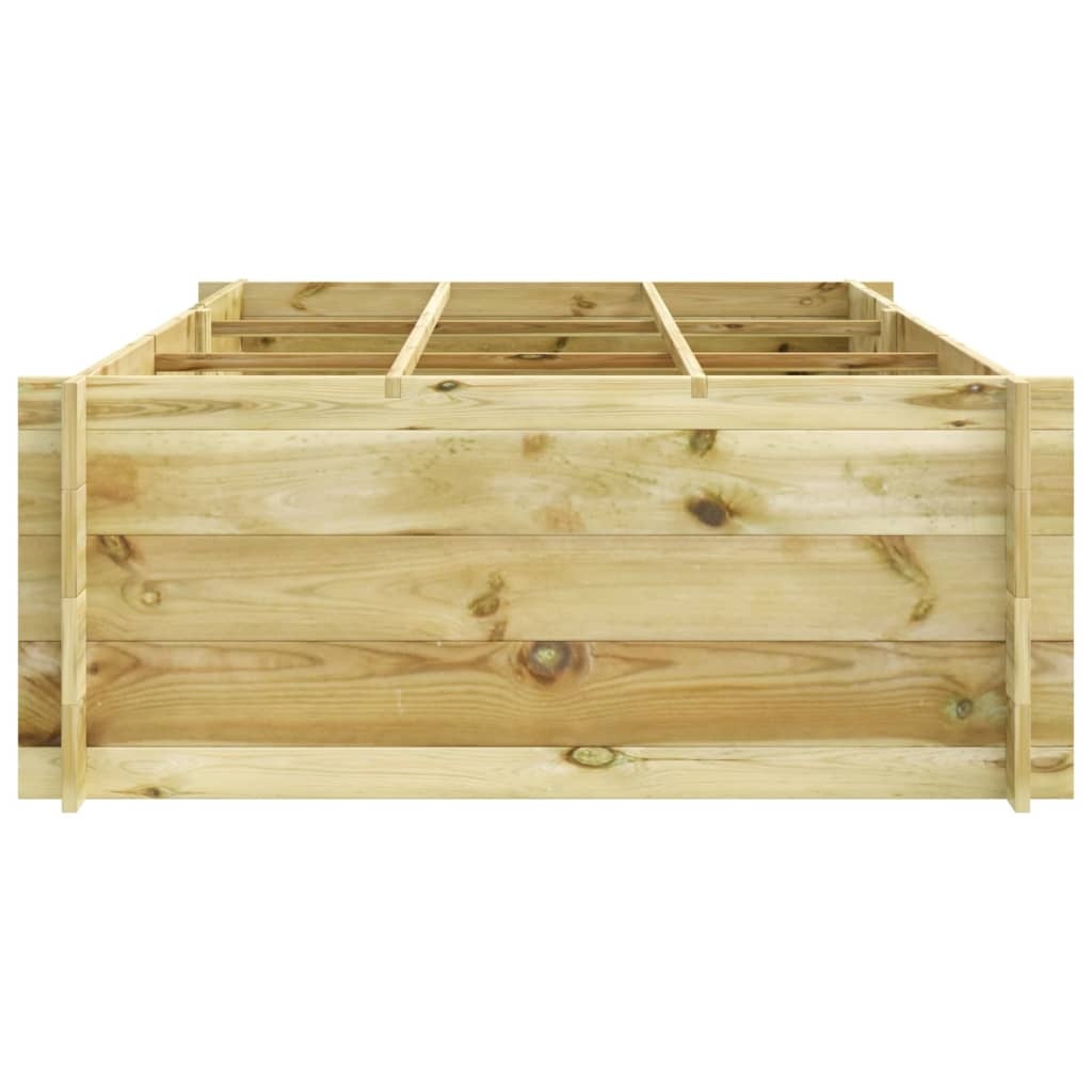 vidaXL Plantenbak verhoogd 150x100x40 cm geïmpregneerd hout