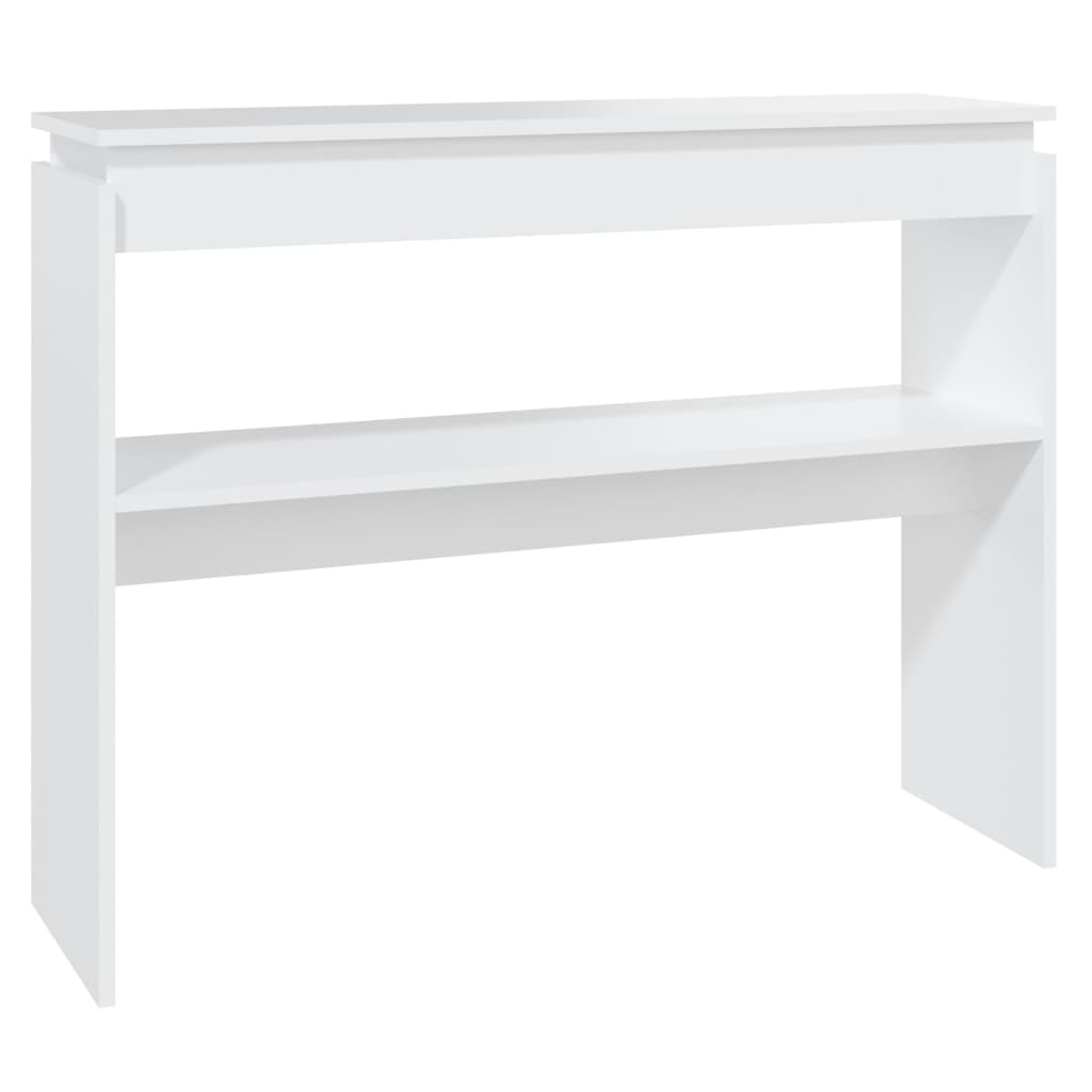 VidaXL Wandtafel 102x30x80 cm spaanplaat wit