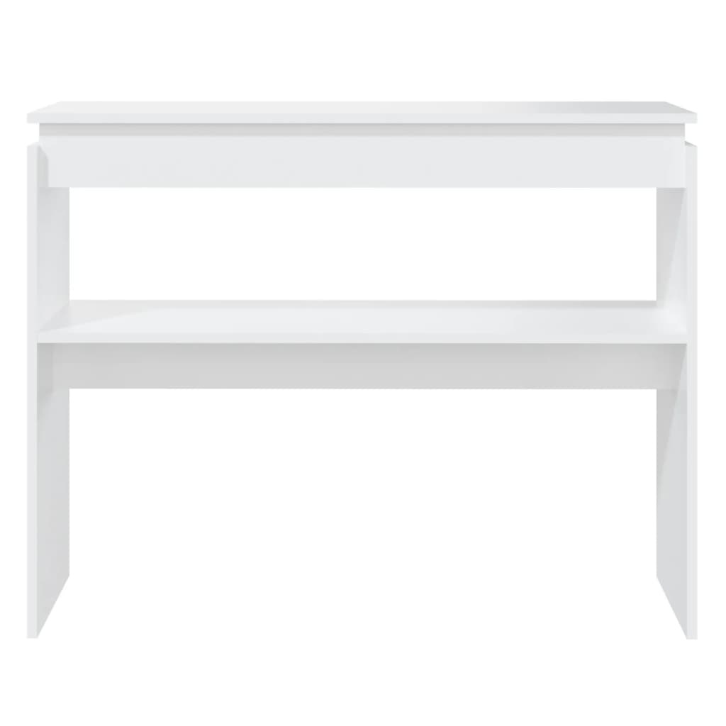 VidaXL Wandtafel 102x30x80 cm spaanplaat wit