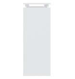 VidaXL Wandtafel 102x30x80 cm spaanplaat wit