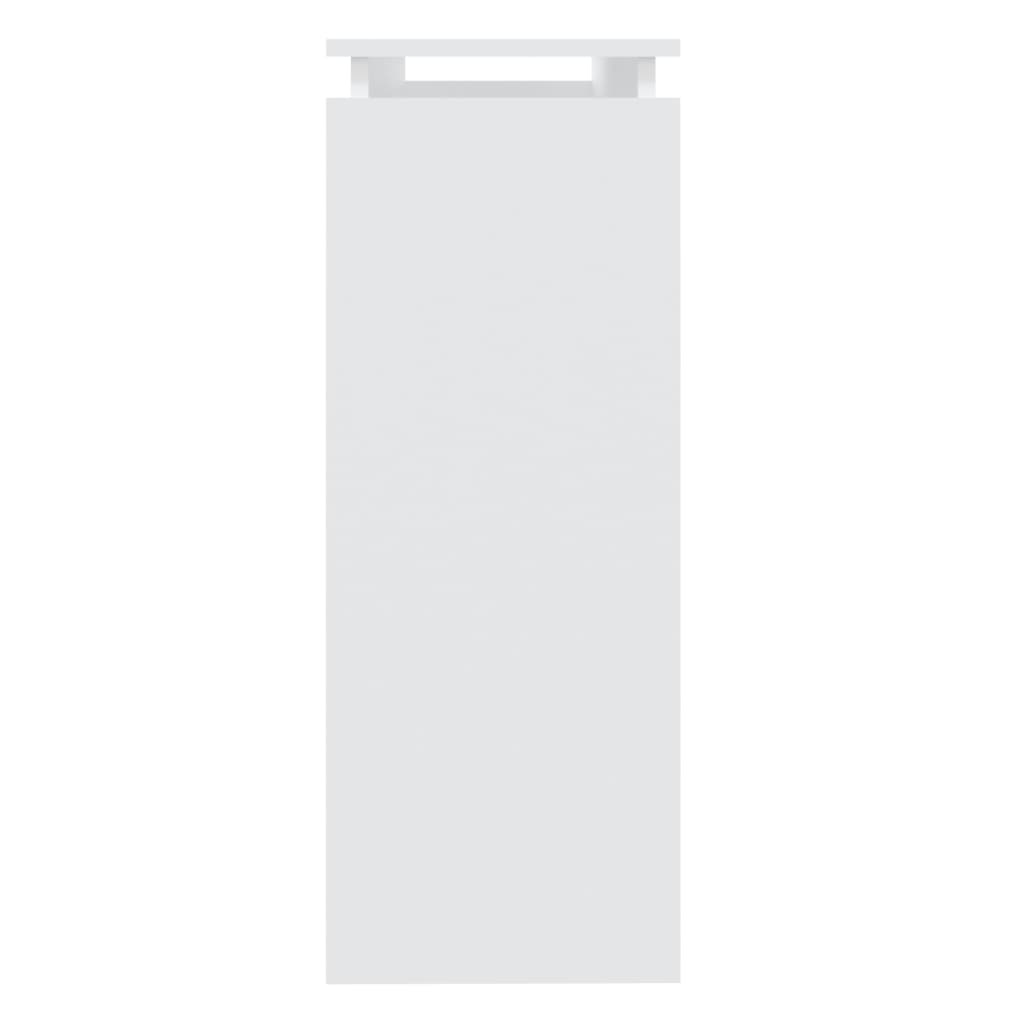 VidaXL Wandtafel 102x30x80 cm spaanplaat wit