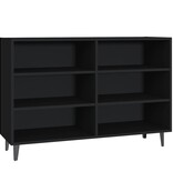 VidaXL Dressoir 103,5x35x70 cm spaanplaat zwart