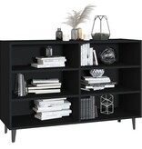 VidaXL Dressoir 103,5x35x70 cm spaanplaat zwart