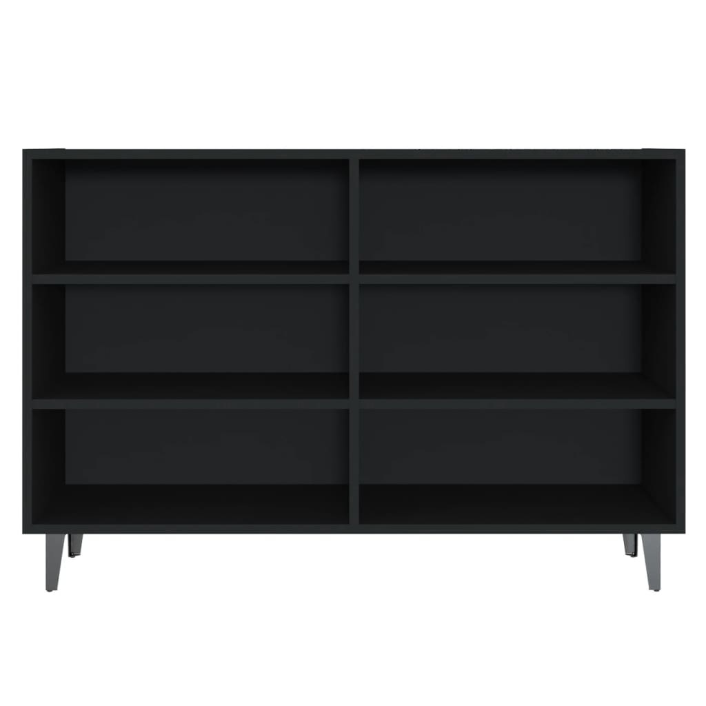 VidaXL Dressoir 103,5x35x70 cm spaanplaat zwart